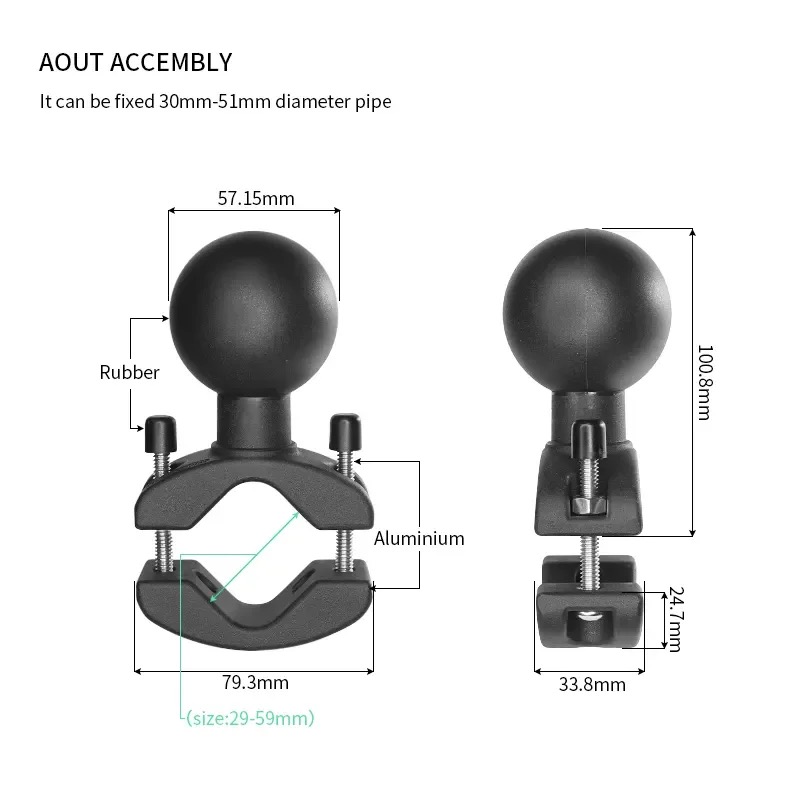 Heavy Equipment Bundle - 2.25 ''D dimensioni del morsetto per