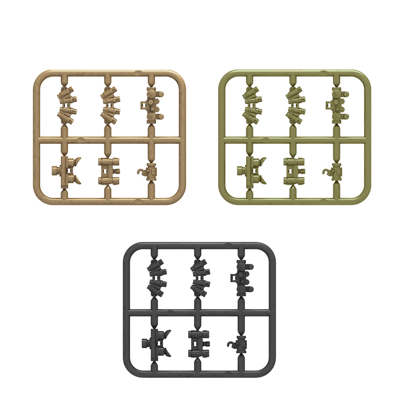 Heavy Equipment Certification - 10 pz/lotto assemblaggio militare Building Blocks