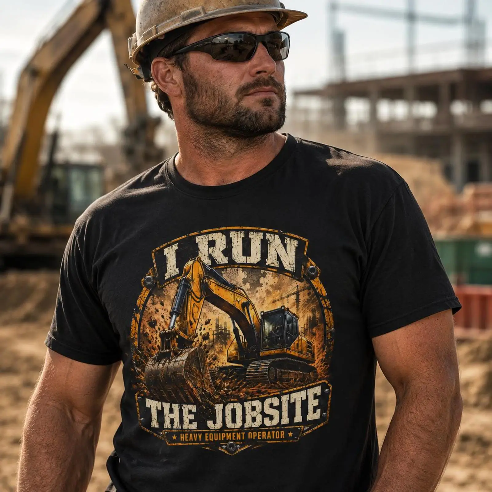Heavy Equipment Operations - Maglietta I Run The Jobsite per