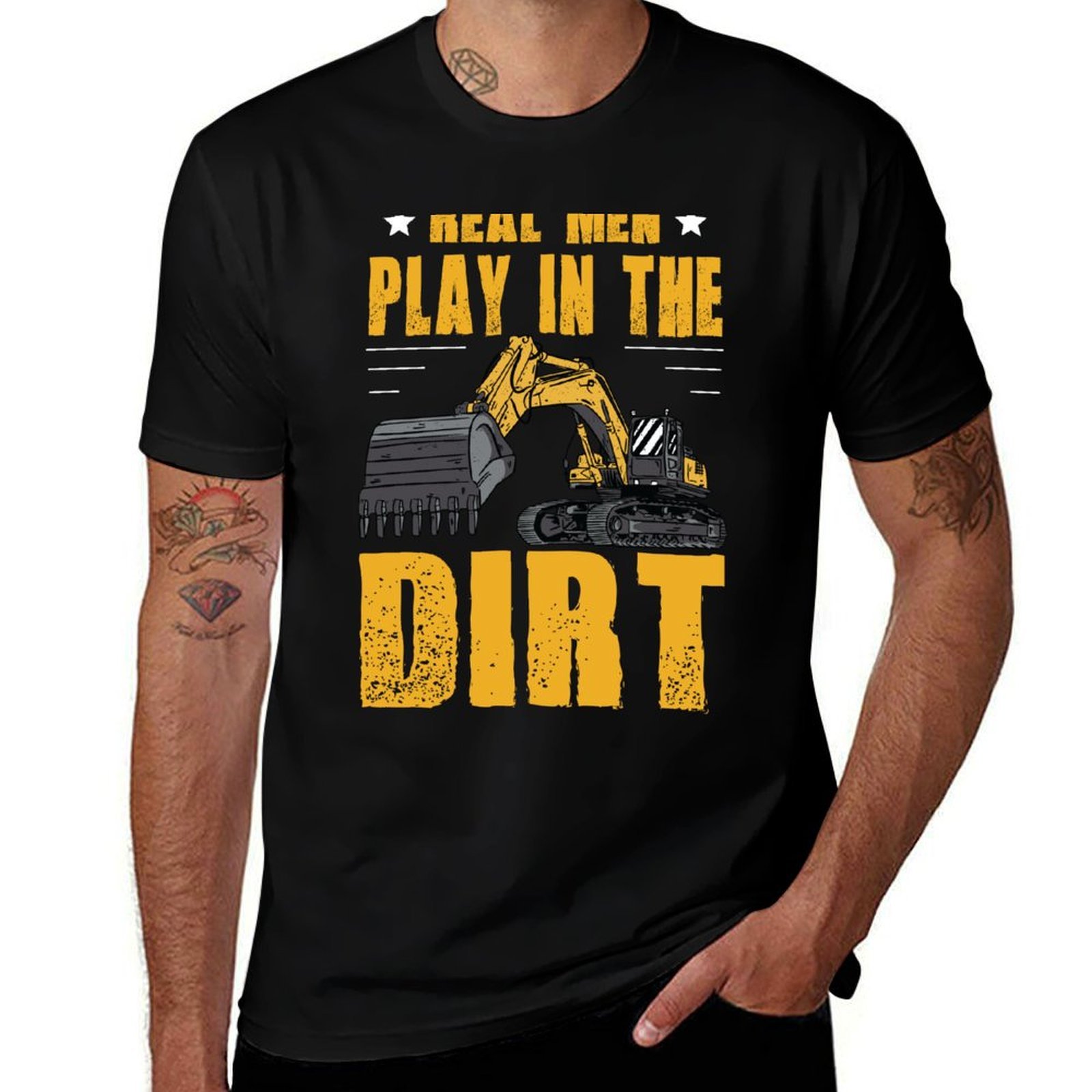 Heavy Equipment Operations - T-Shirt Professionale per Operatori di Macchinari