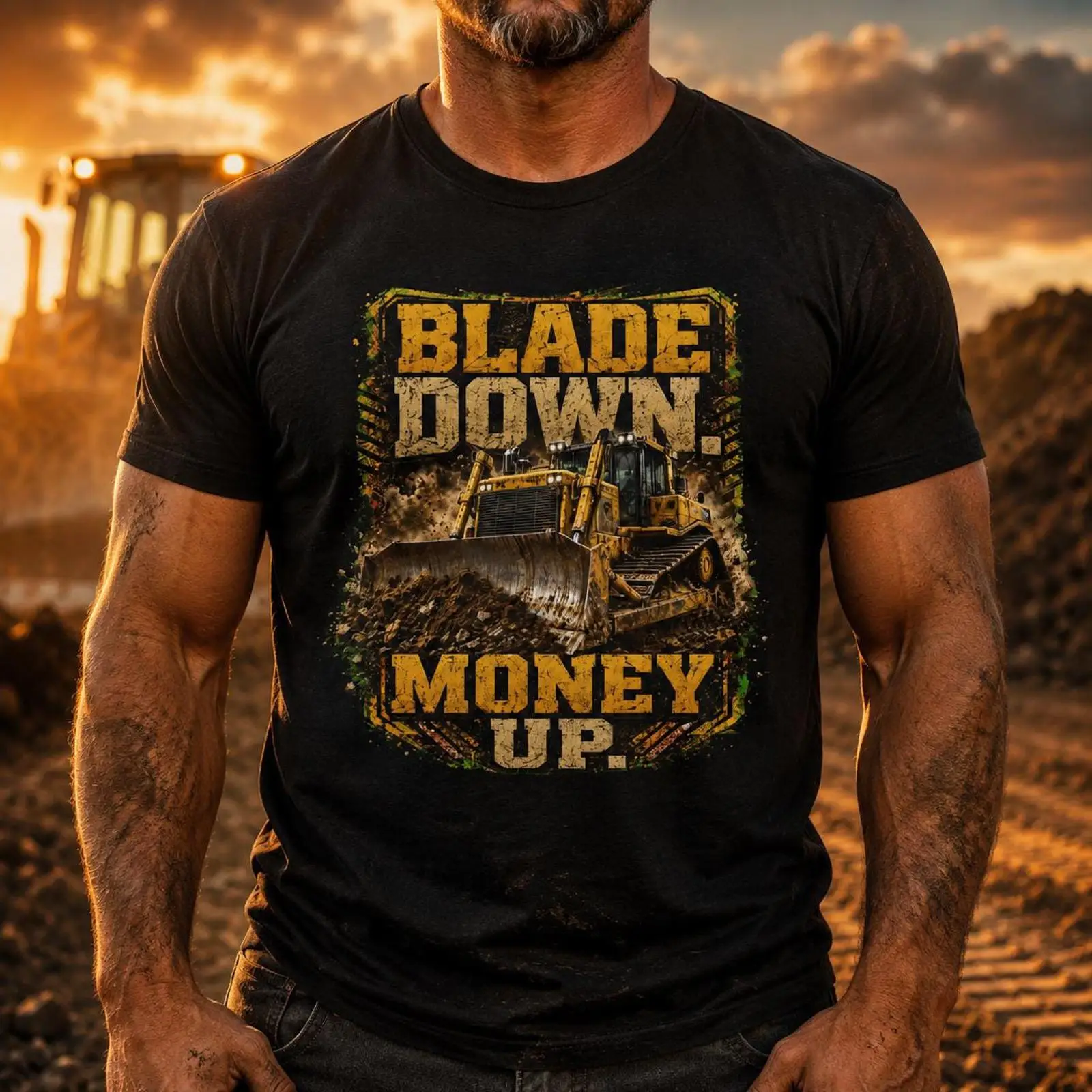 Heavy Equipment Operations - T-shirt da Operatore di Bulldozer con