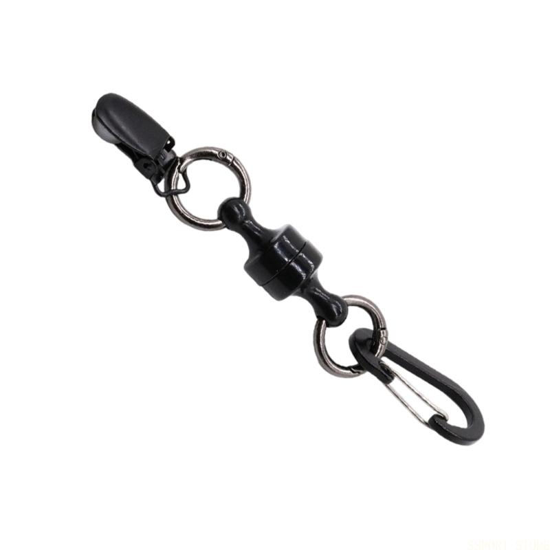 Heavy Equipment Key Ring - U2JB Portachiavi staccabile resistente Clip magnetica
