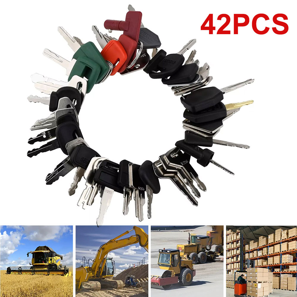 Heavy Equipment Key Ring - 42 pz/18 pz set di chiavi
