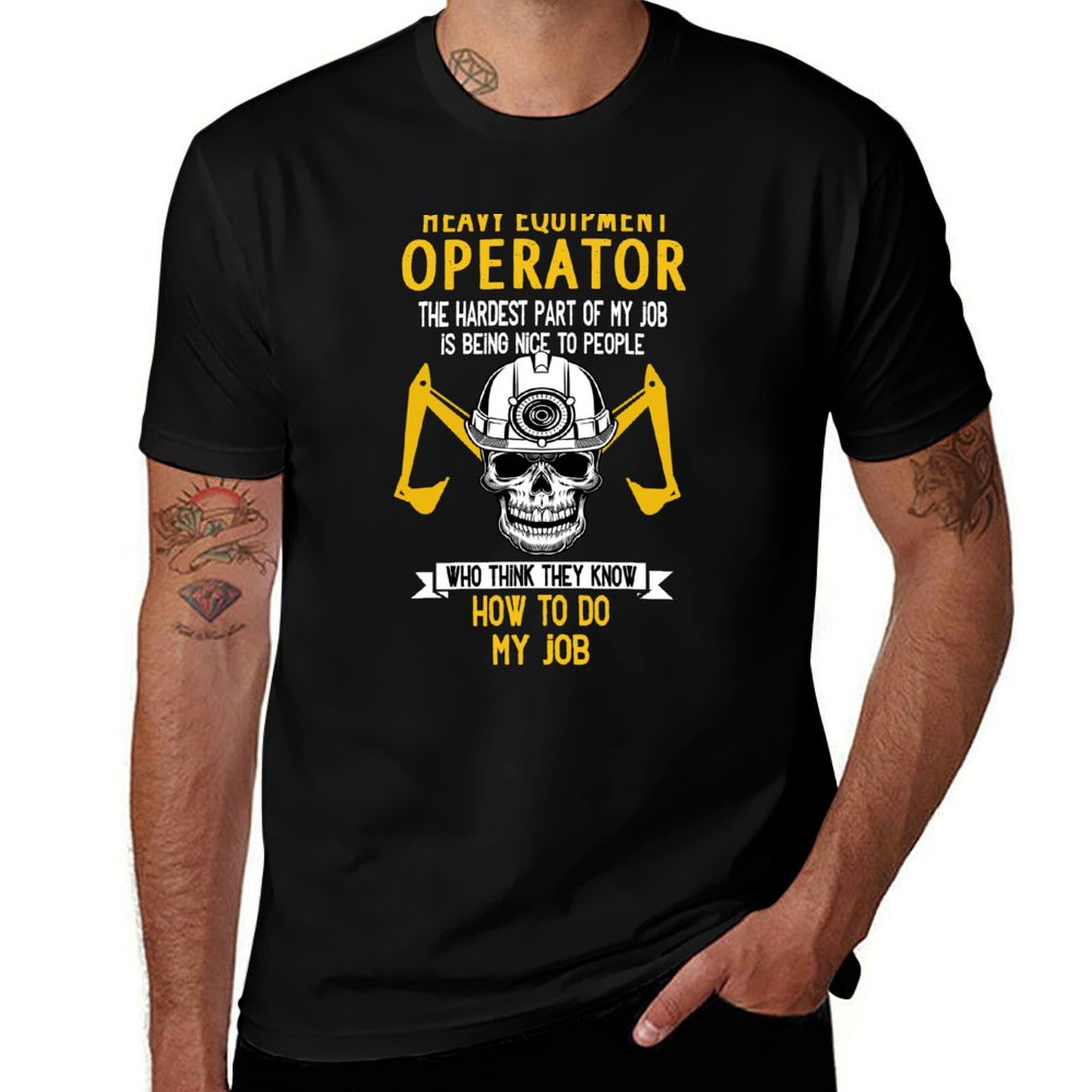 Heavy Equipment Operations - T-shirt divertente per operatore di macchine