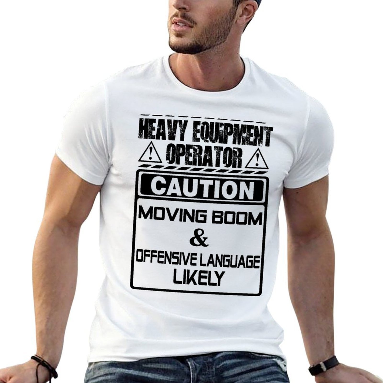 T-shirt con stampa vettoriale  - Heavy Equipment Operations recensione e prezzo