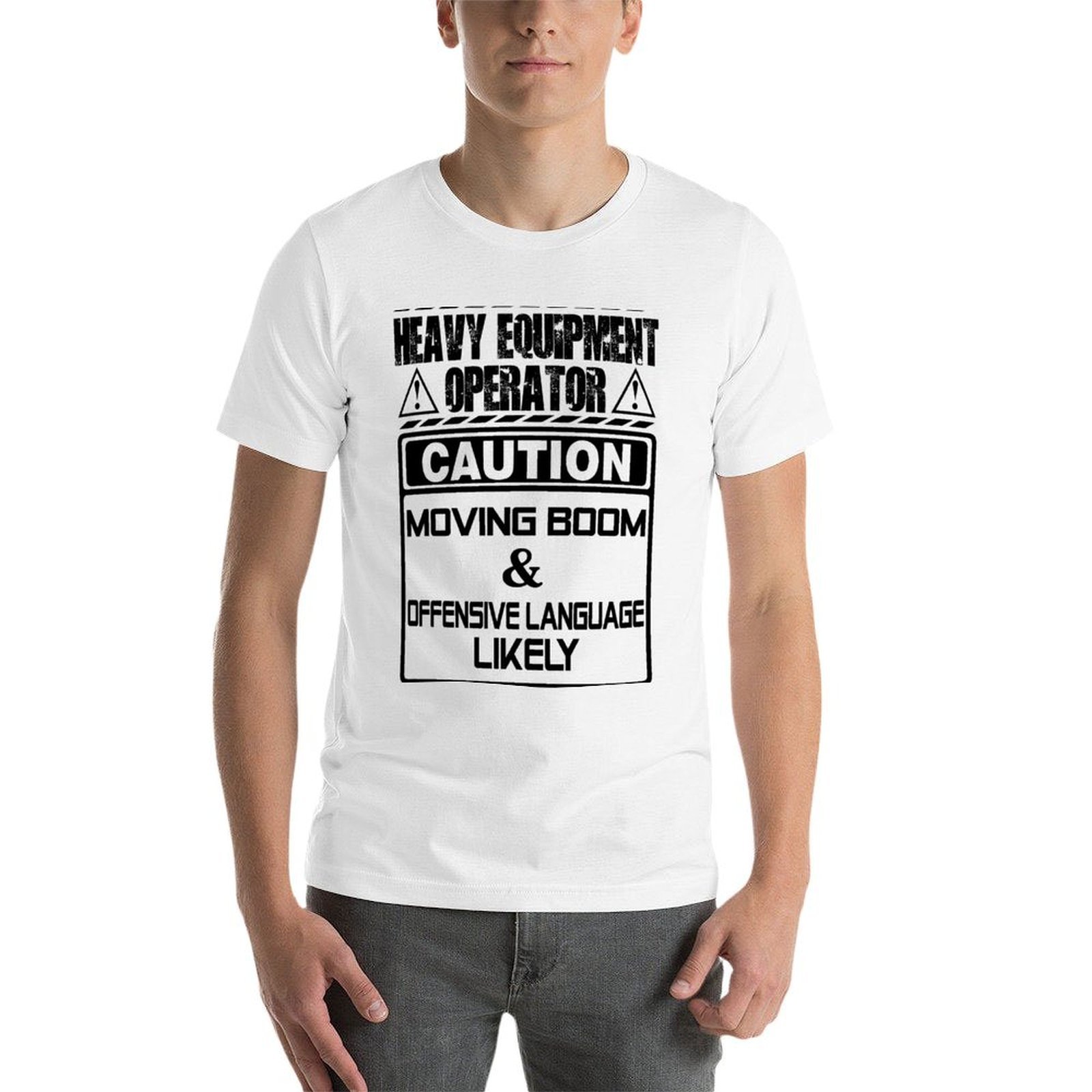 T-shirt con stampa vettoriale  - Heavy Equipment Operations recensione e prezzo
