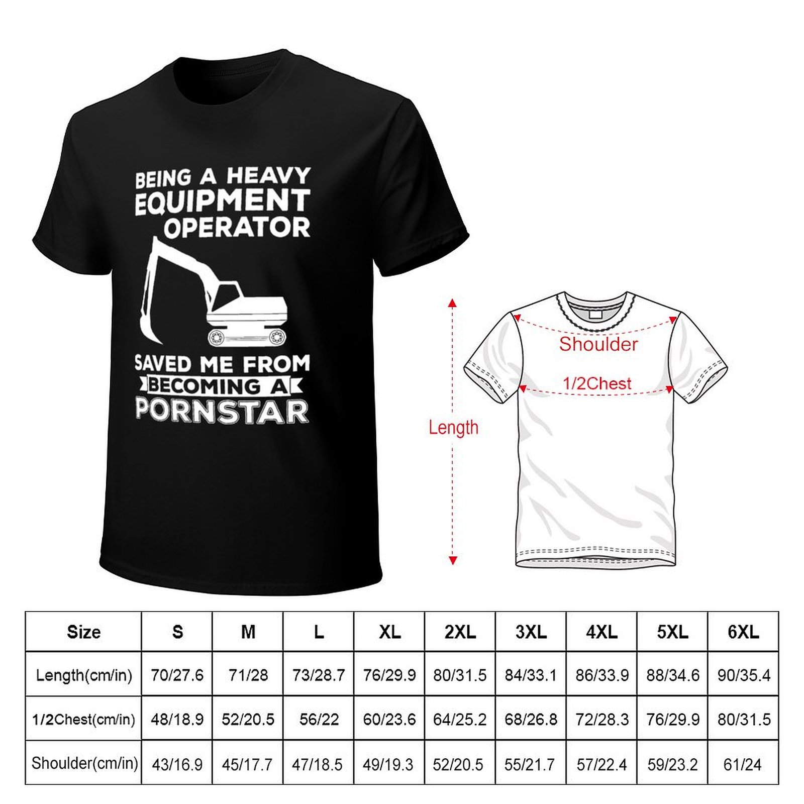 T-shirt per operatore di macch - Heavy Equipment Operations recensione e prezzo