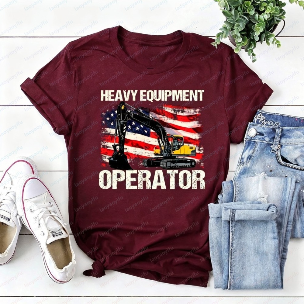 T-shirt Estiva da Uomo a Manic - Heavy Equipment Operations recensione e prezzo