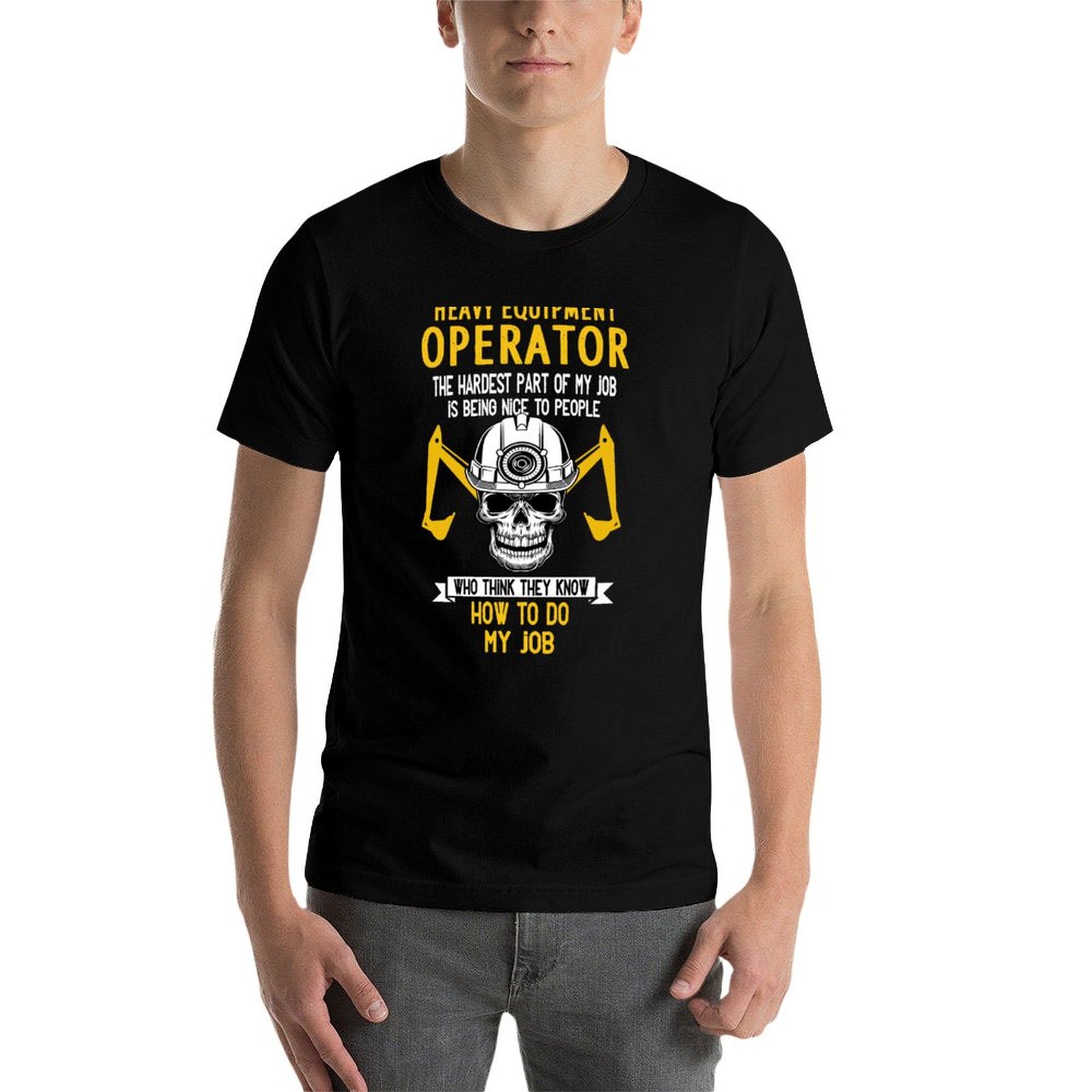 T-shirt divertente per operato - Heavy Equipment Operations recensione e prezzo